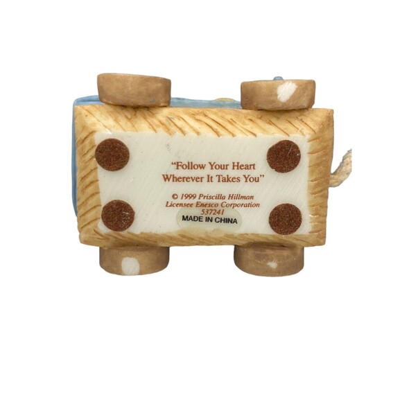 1999 Cherished Teddies Antique Sail Boat With Mini Bear Figurine NEW #537241 - Picture 7 of 10